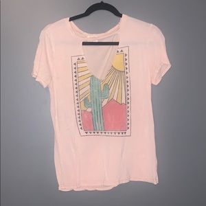 pink nordstrom cactus t shirt